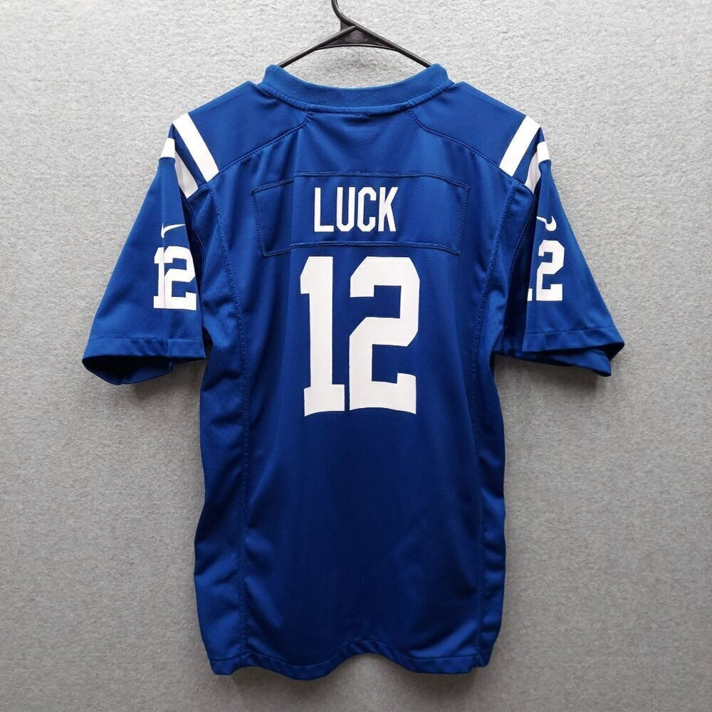 Andrew Luck NFL Colts Jersey XL Blue‎ Nike 100% Polyester - Picture 2 of 5